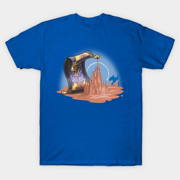 Desert castle T-Shirt by Cromanart